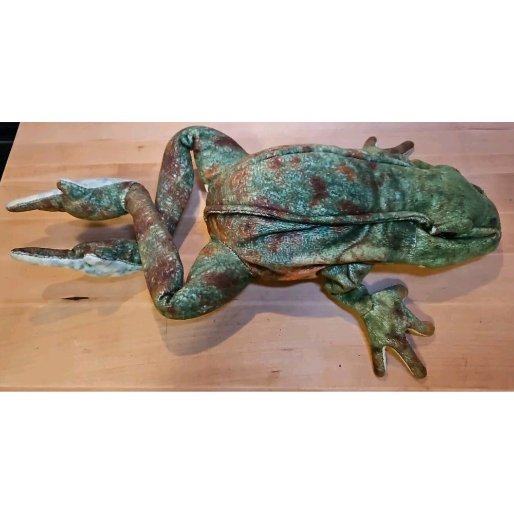 Folkmanis Jumping Frog Hand Puppet Plush RETIRED